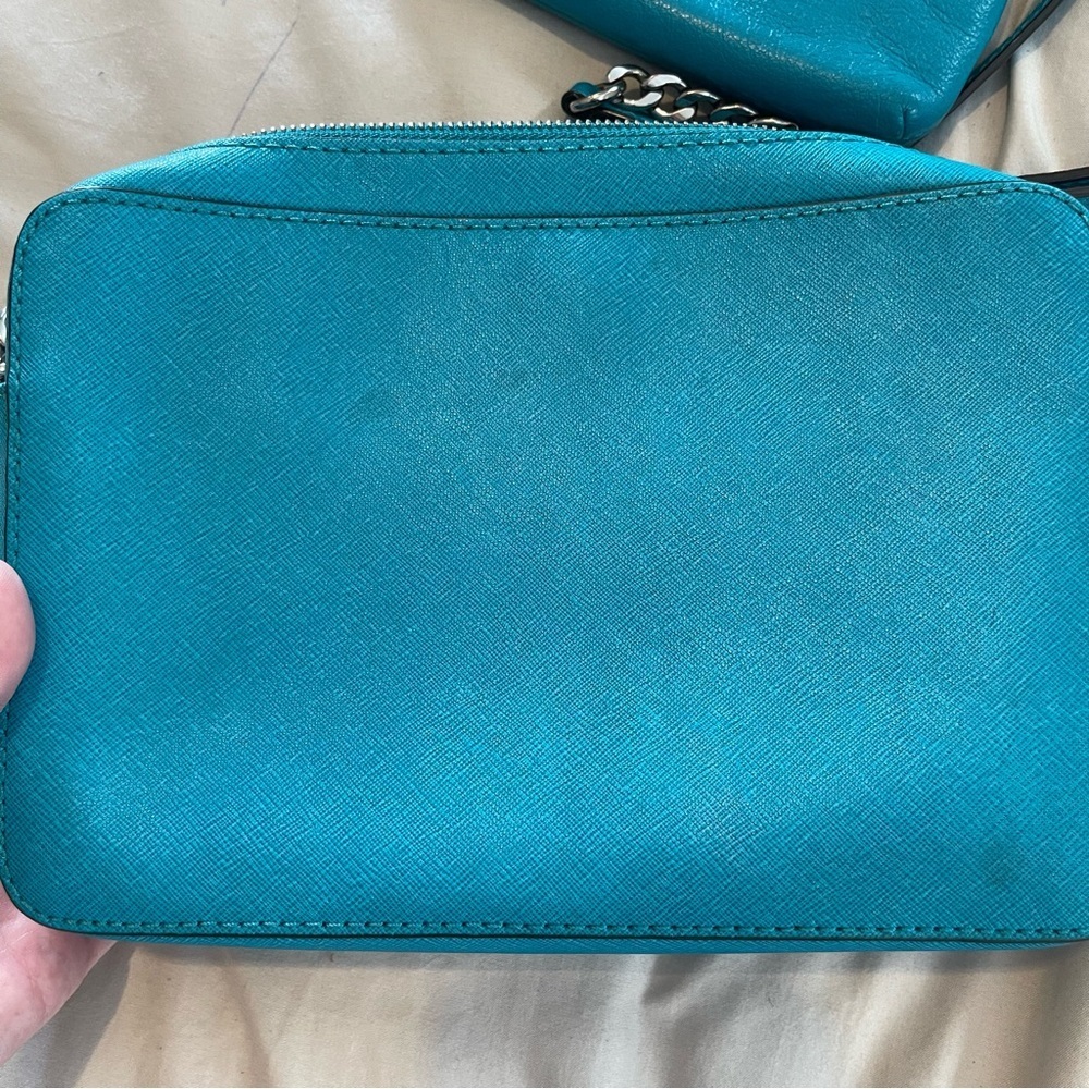 Michael Kors Vibrant Blue/Turquoise Crossbody Bag Set - Picture 4 of 10